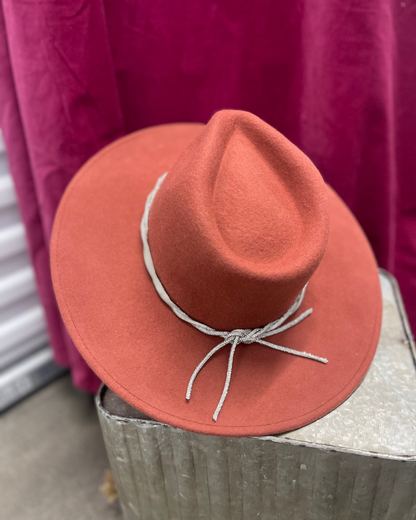 Wide Brim Felt Hat