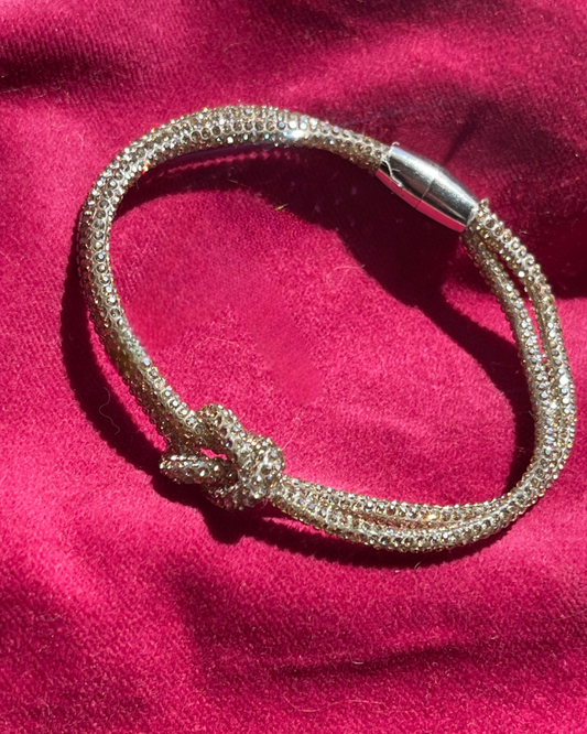 Crystal Love Knot Bracelet