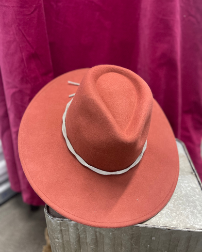 Wide Brim Felt Hat