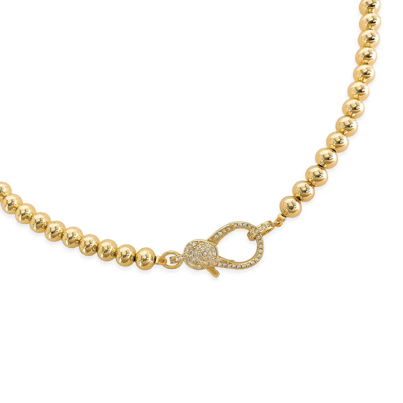 Gold Bead Necklace