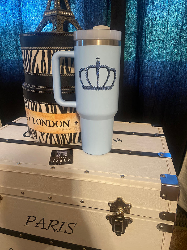 40oz Luxe Tumbler/Open Crown